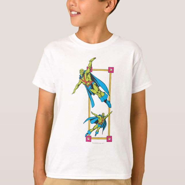 T-shirt Martian Manhunter Soit (Devant)