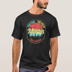 T-shirt Martin L'Homme Le Mythe La Légende Hommes Personna