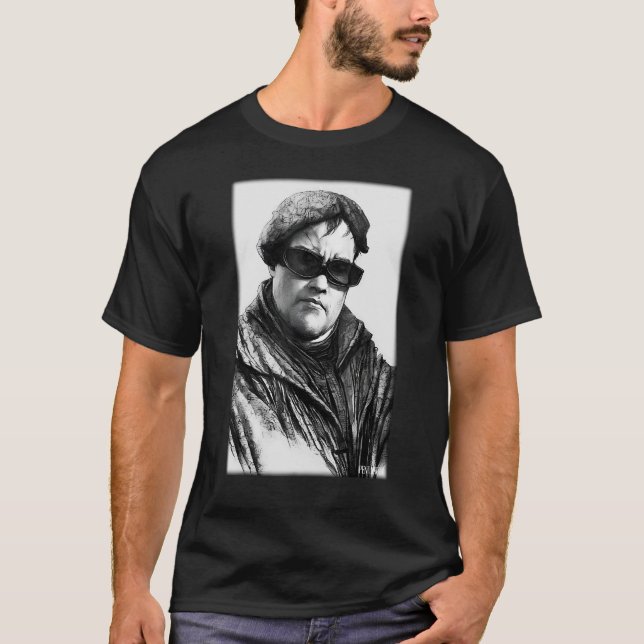 T-shirt Martin Luther Religion Eglise évangélique Lunettes (Devant)