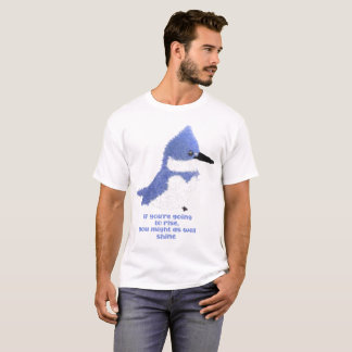 T-shirt Martin-pêcheur à ceinture charmant moderne, debout