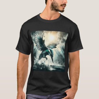 T-shirt Martin-pêcheur, Art Généré par l'Ia