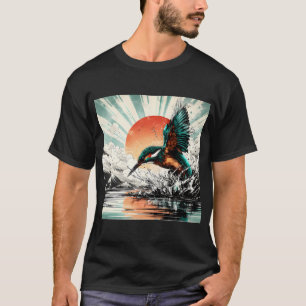 T-shirt Martin-pêcheur, Art Généré par l'Ia