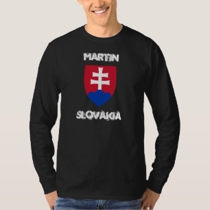 T-shirt Martin, Slovaquie avec armoiries