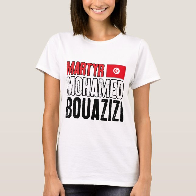 T-shirt Martyre Mohamed Bouazizi (Devant)