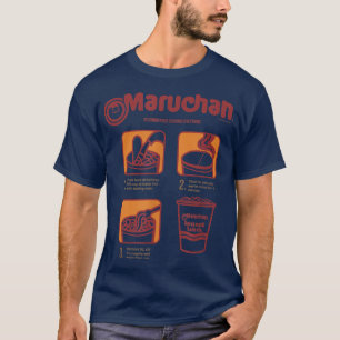 T-shirt Maruchan Recommandé Cuisine Instructions Poster