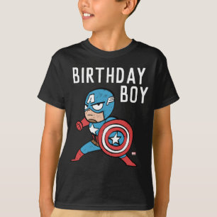 T-shirt Marvel Avengers Captain America - Anniversaire