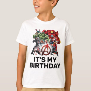 T-shirt Marvel   Avengers - C'est mon anniversaire