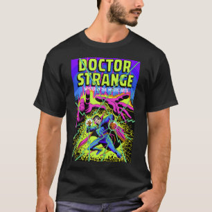 T-shirt Marvel Doctor Strange Neon Couverture de la bande 