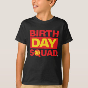 T-shirt Marvel   Iron Man - Birthday Squad