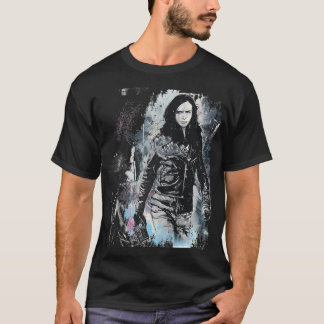 T-shirt Marvel Jessica Jones Sketch Raglan Baseball Tee