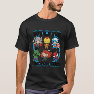 T-shirt Marvel Mère &#39 ; s Jour Kawaii Maman Power Graph
