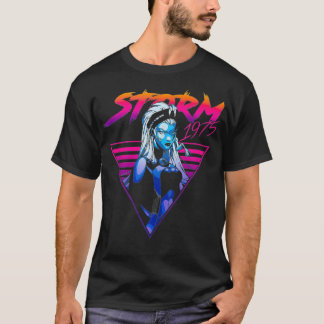 T-shirt Marvel X-Men Storm 80's Retro Triangle Gradient Ta