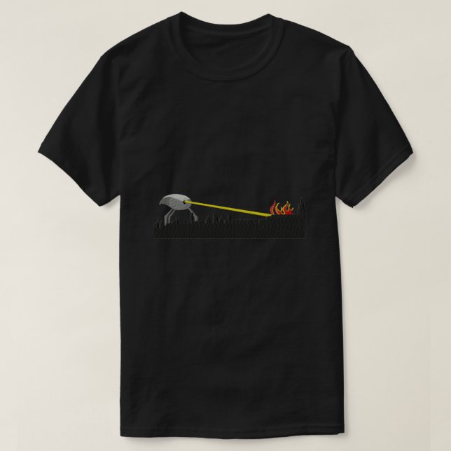 T-shirt marvin le guide de l'auto-stoppeur de la galaxie C (Design devant)