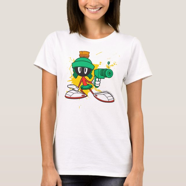T-shirt MARVIN LE MARTIAN™ avec laser (Devant)