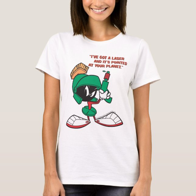 T-shirt MARVIN LE MARTIAN™ avec pointes laser (Devant)