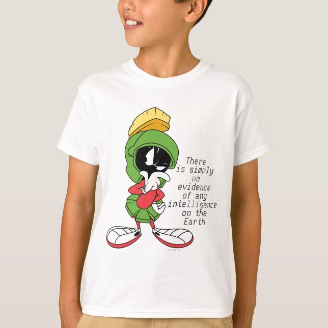 T-shirt MARVIN LE MARTIEN ™ Pensée (Devant)