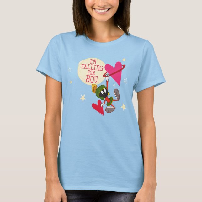 T-shirt MARVIN MARTIAN™ - Je tombe pour vous (Devant)