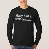 Mary a eu un petit agneau .....