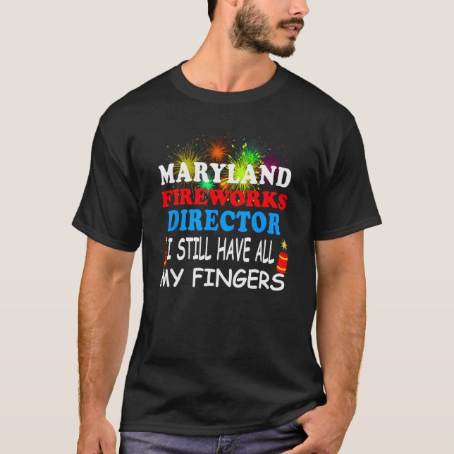 T-shirt Maryland Fireworks Director (Devant)