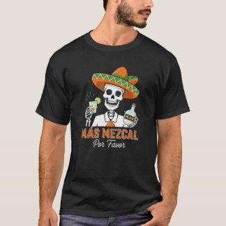 T-shirt Mas Mecal Por Favor Funny Cinco De Mayo Bartender