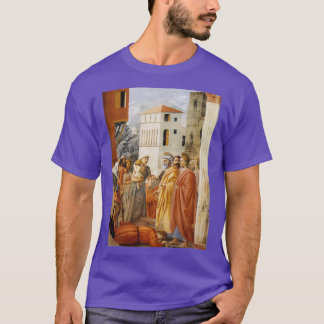 T-shirt Masaccio Distribution d'aumônes et la mort d'Anani