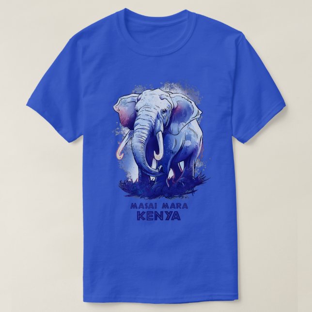 T-shirt Masai Mara Kenya Safari National Park Game Reserve (Design devant)