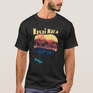 T-shirt Masai Mara Kenya Safari National Serengeti Faune