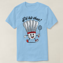 Mascotte de Badminton "Je frapperais ça !"