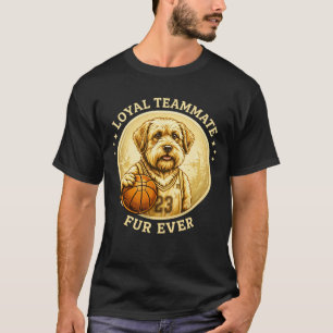 T-shirt Mascotte de basketball Shih Tzu – Coéquipier loyal