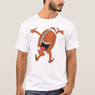 T-shirt Mascotte de football riant