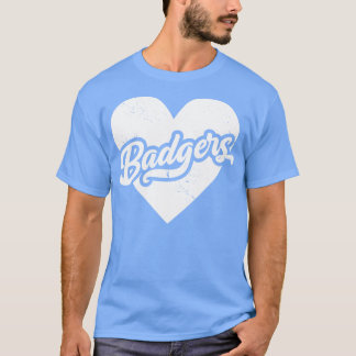 T-shirt Mascotte de l'école Spirit de Badgers vintages