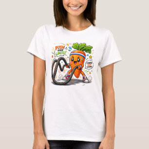 T-shirt Mascotte de motivation fitness pour bataille de co