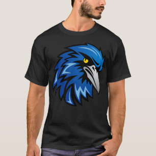T-shirt Mascotte d'oiseaux bleus 1