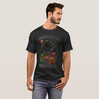 T-shirt Mascotte drôle de Grim Dinker de pickleball