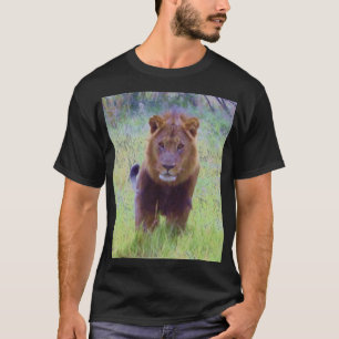 T-shirt masculin de lion