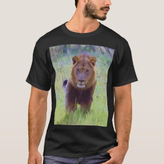T-shirt masculin de lion