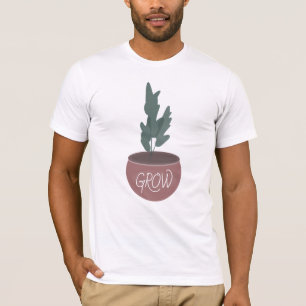 T-shirt Masculine Houseplant Hommes Art Botanique