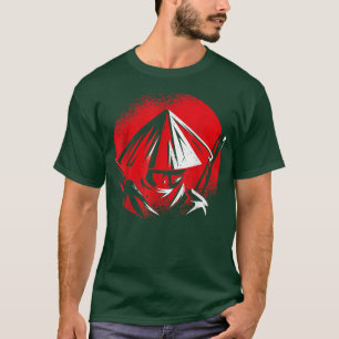 T-shirt Mask Warrior Samurai Swords Bush