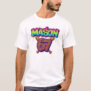 T-shirt Mason 67 Crème de glace Mème Drôle Six Sept