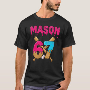 T-shirt Mason 67 Crème de glace Mème Funny Six Sept mason 