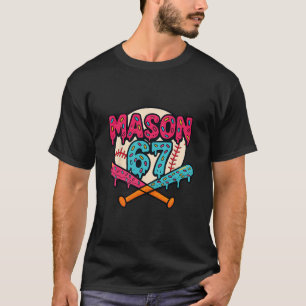 T-shirt Mason 67 Drôle de glace qui coule Mème Graphique