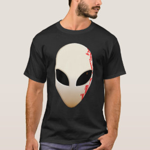 T-shirt Masque Alien avec marques futuristes