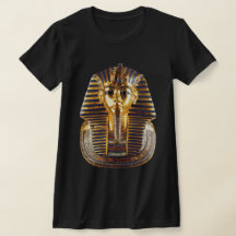 Masque d'art de pharaon égyptien doré