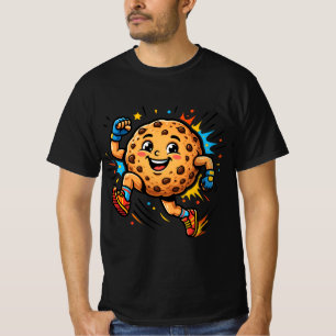 T-shirt Masque de bande dessinée de cookie aux pépites de