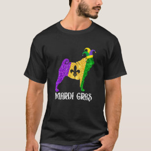 T-shirt Masque de bouffon de fête de Mardi Gras pour amate