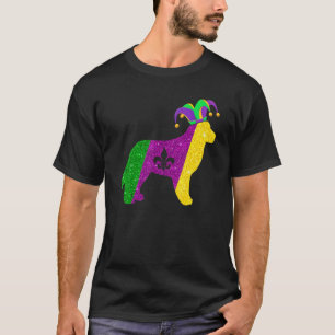 T-shirt Masque de fête de Mardi Gras de chien Retriever do