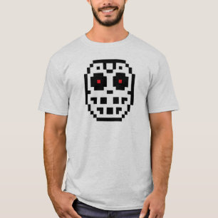 T-shirt Masque de gardien de but de hockey Pixel