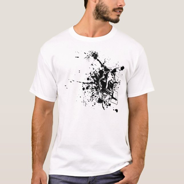 T-shirt Masque de gaz A (Devant)