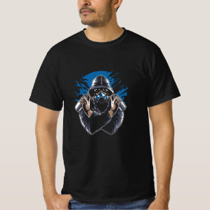 T-shirt Masque de gaz Graffiti