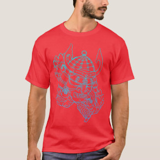 T-shirt Masque de guerrier Samurai, Masque Hannya Oni Japo